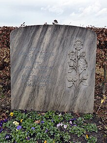 Otto Maag-La Roche (1885–1960) Pfarrer, Musikkritiker, Musikredaktor. Familiengrab auf dem Friedhof am Hörnli