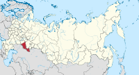 मानचित्र जिसमें ओरेनबूर्ग ओब्लास्त Оренбу́ргская о́бласть ओरेनबूर्गस्काया ओब्लास्ति हाइलाइटेड है