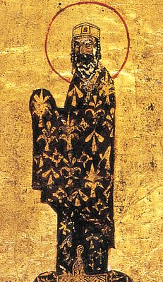 Партрэт імператара Аляксея Камніна з грэчаскага манускрыпта (бібліятэка Ватыкана)
