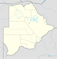 Gaborone ligger i Botswana