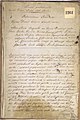 Рукапісны пераклад Канстытуцыі 3 мая 1791 года на літоўскую мову, зроблены ў пачатку XIX ст. з польскамоўнага арыгінала[39]