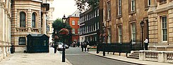 Downing Street, la strata cchiù mpurtanti di Londra.