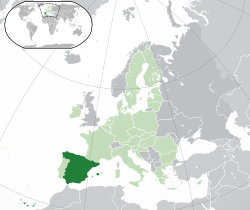 İspanya haritadaki konumu