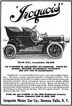 1905 Iroquois Motor Car advertisement