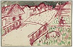 Мост цераз раку Мошну. М. Шагал, 1910—11 гг.