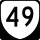 State Route 49 Truck marker