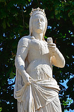 Statue de la duchesse Anne de Bretagne par Johann Dominik Mahlknecht - Cours Saint-Pierre, Nantes