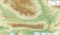 Карта на Беласица и Огражден.