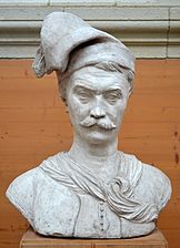 Bust of Constantine Kanaris by french sculptor David d'Angers (1852).