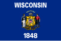 Flag of ਵਿਸਕਾਂਸਨ Wisconsin