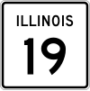 Ilinois Route Marker