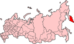 Oblast di Kamčatka – Localizzazione