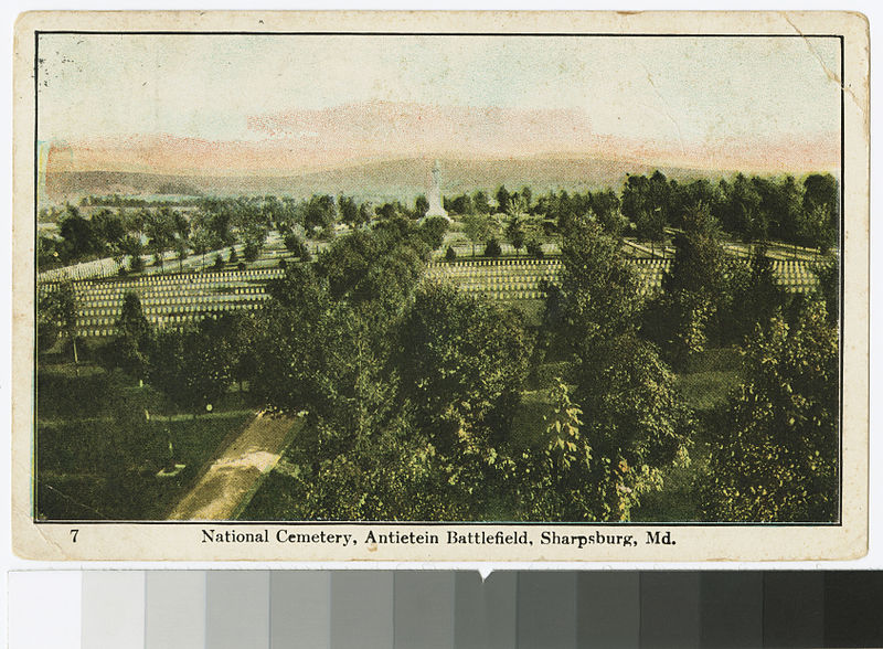 File:National Cemetery, Antietam Battlefield, Sharpsburg, Maryland, circa 1907-1914.jpg
