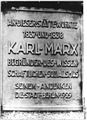 Berlin, Gedenktafel Karl Marx, Mohrenstraße 17