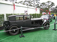 Woolf Barnato's Speed Six H. J. Mulliner saloon, in which he raced against the Blue Train