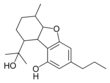 Strukturformel Cannabiglendol-C3
