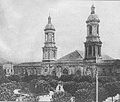 A Catedral da cidade antes do Terremoto de Chillán en 1939.
