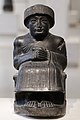 Estatua sedente do príncipe Gudea, patesi da cidade-estado sumeria de Lagash.