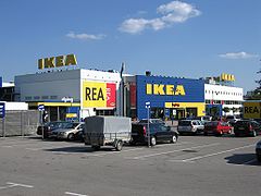 Det gamla Ikea-varuhuset i Älmhult.