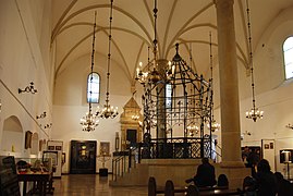 L'intérieur de la Vielle Synagogue de Kazimierz.