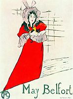 May Belfort (singing Daddy Wouldn't Buy Me a Bow-wow), poster (1895)