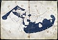 Peta Dunia Ptolemy 150 Masehi digambar ulang pada abad ke-15.