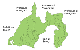 Prefettura di Shizuoka – Mappa