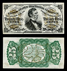 $0.25 - Fr.۱۲۹۴ ویلیام پی. فسندن.