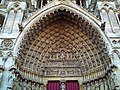 Poslednja sodba, timpanon v stolnici v Amiensu