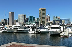 Skyline of City of Baltimore
