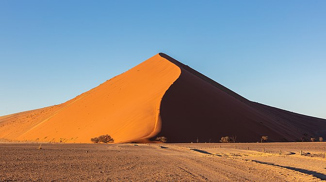 Dune in Sossusvlei, Namibia.
