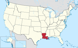 Положај Луизијане