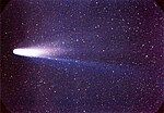 La comète de Halley en 1986.