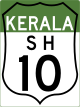 State Highway 10 (Kerala) shield}}