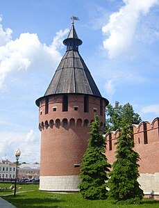 Tour Spasskaïa du kremlin de Toula.