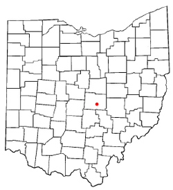 Vị trí trong Quận Licking, Ohio