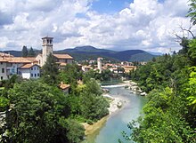 Cividale del Friuli panorama col fiume Natisone