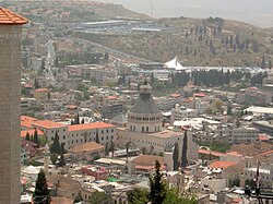 ناصرہ شہر کا منظر
