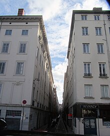 Quartier Saint Clair à Lyon rue royale