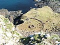 Image 27Aerial view of the ruins of a hermitage on Canna Credit: Peter Van den Bossche