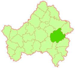 موقعیت بخش نافلینسکی در نقشه