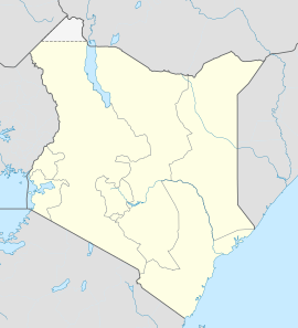 Најроби на карти Кеније