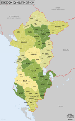 Kerajaan Albania pada 1943