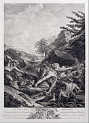 La caza del cocodrilo (1774), de Pasqual Pere Moles, Museo Nacional de Arte de Cataluña, Barcelona