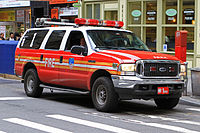 Ford Excursion XLS (FDNY Battalion Chief vehicle)