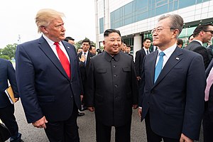 دیدار ترامپ دو ماه پس از توافق دو کره.