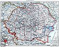 Румунське королівство, 1920-1940 рр. На карті представлені округи перед адміністративною реформою 1926 р.
