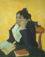 Η Αρλεζιάνα : η Madame Ginoux με βιβλία, 1888, Παρίσι, Μουσείο Ορσέ