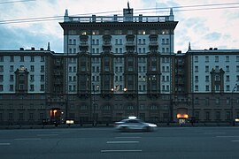 המבנה הישן של "שגרירות ארצות הברית במוסקבה" בשדרות נובינסקי
