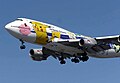 ANA Boeing 747-400 featuring Clefairy, Pikachu, Togepi, Mewtwo, Snorlax